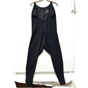 Marena Recovery 3X Girdle High Back Ankle Length No Closure Open Chest Black